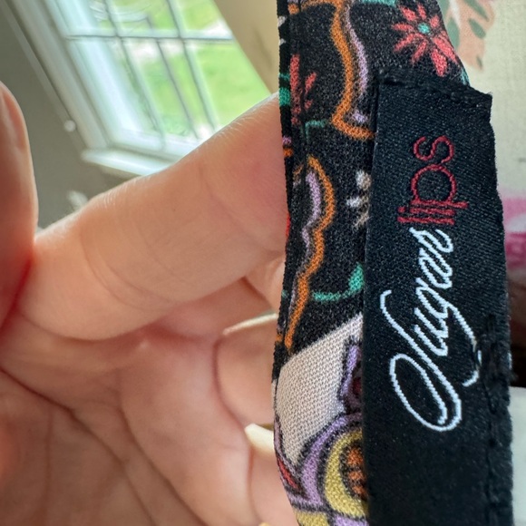 Spaghetti Strap Flowy Tank Multi Color/ Multi Pattern - Picture 4 of 4